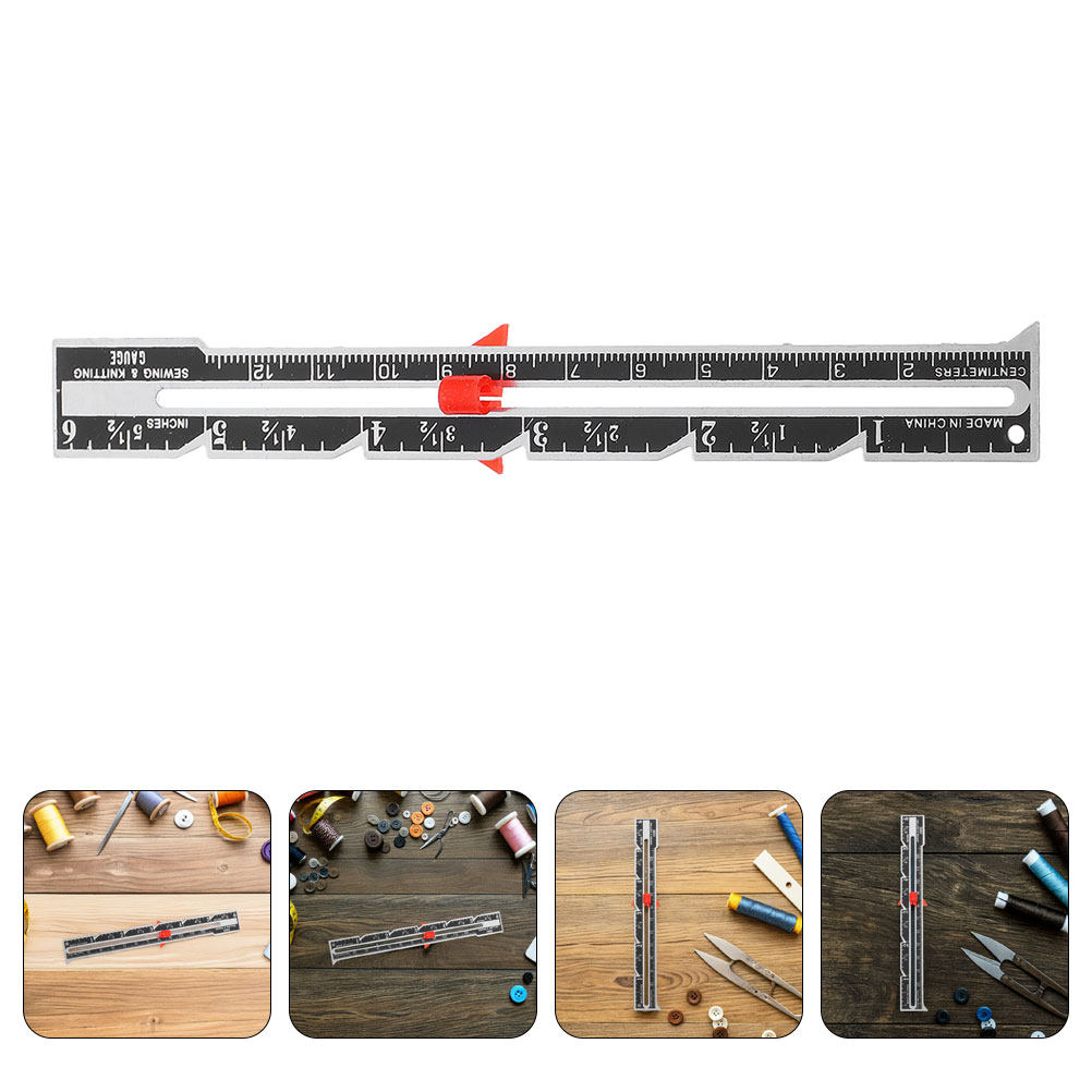 Sewing Knit - 8Pcs Ergonomic Sewing Ruler Set Portable