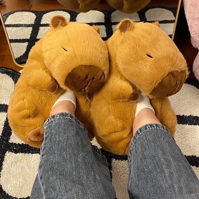 Novelty capybara slippers unis - Sewing Cloth review and price