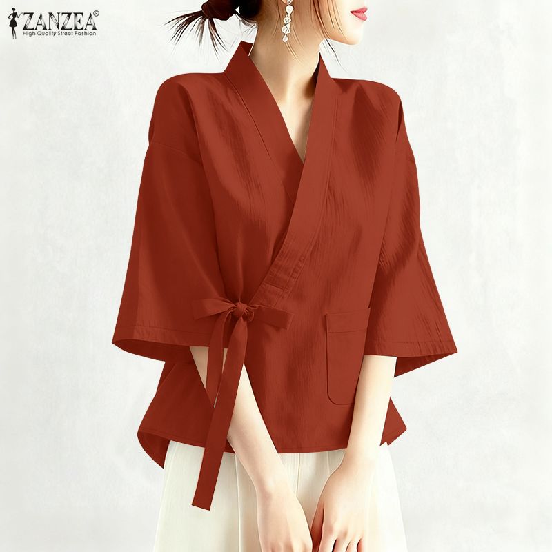 2026 ZANZEA Summer Cross V Nec - Sewing V review and price