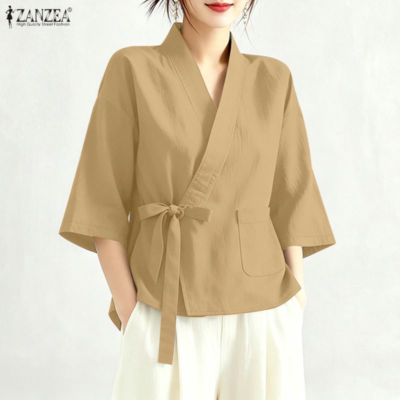 2026 ZANZEA Summer Cross V Nec - Sewing V review and price