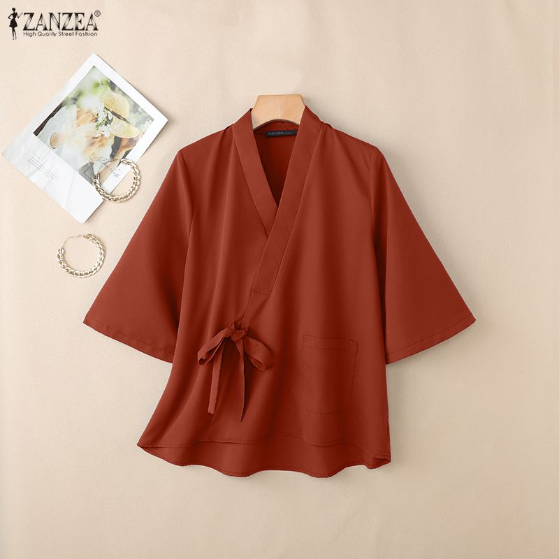 2026 ZANZEA Summer Cross V Nec - Sewing V review and price