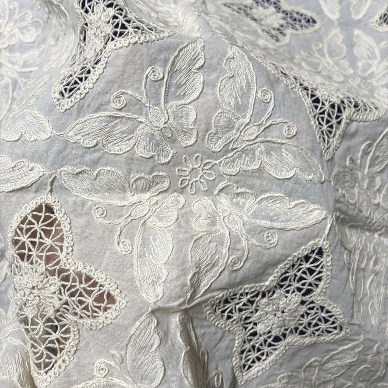 Butterfly Cotton Eyelet Embroi - Sewing Eyelet Fabric review and price