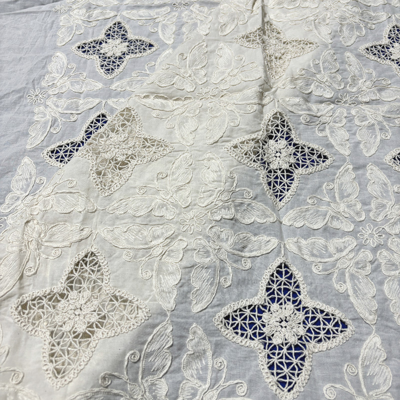 Butterfly Cotton Eyelet Embroi - Sewing Eyelet Fabric review and price