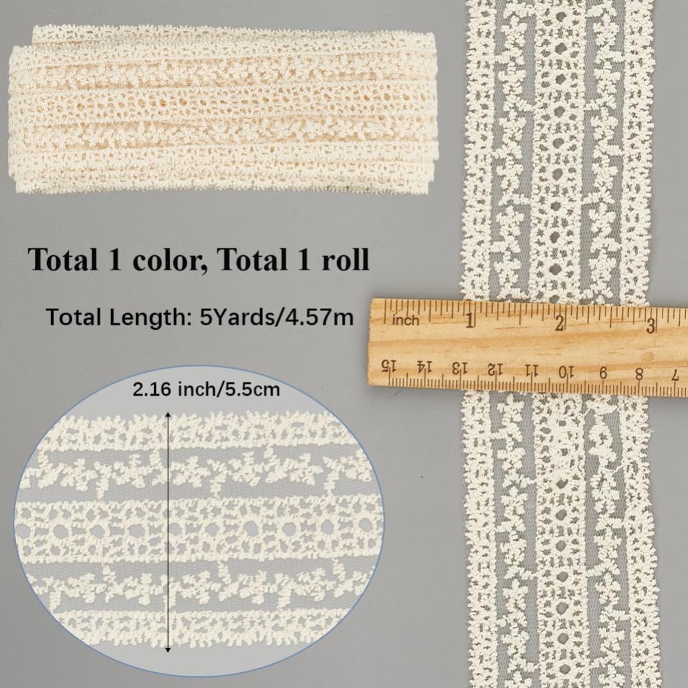 2.2 Inch Wide Vintage Cotton L - Sewing Eyelet Fabric review and price
