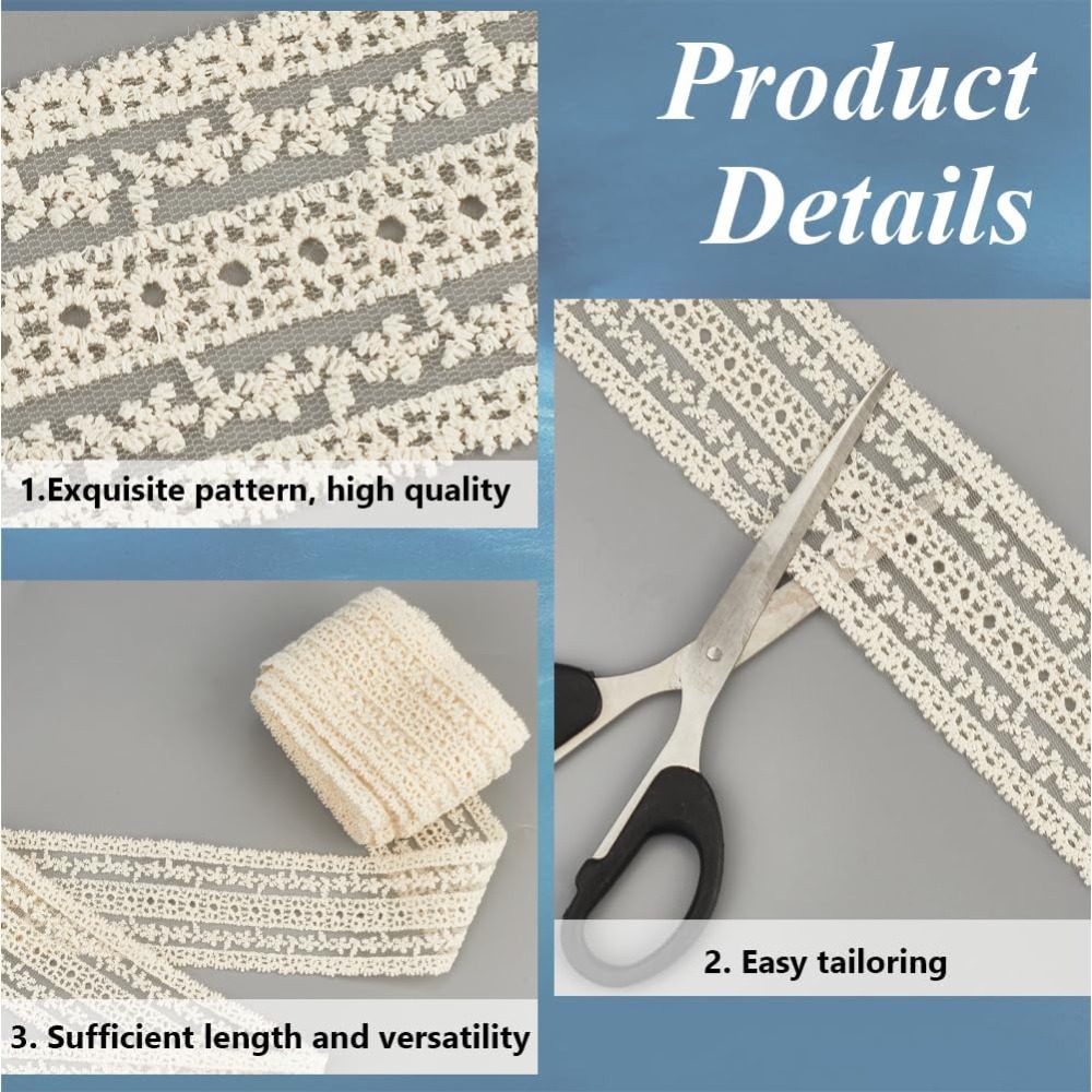 2.2 Inch Wide Vintage Cotton L - Sewing Eyelet Fabric review and price