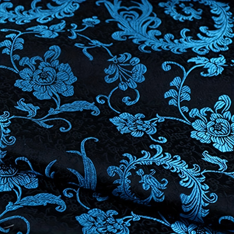 3D Blue Phoenix Tail Brocade F - Sewing Cloth review and price